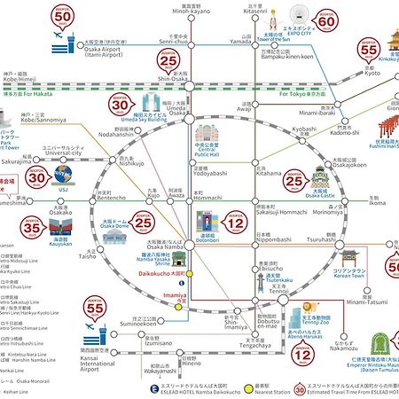 Eslead Hotel Namba Daikokucho โอซาก้า ภายนอก รูปภาพ